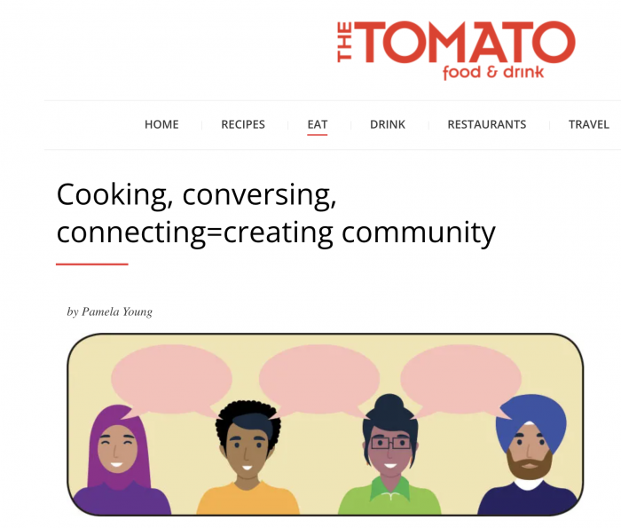 Cooking, conversing, connecting=creating community