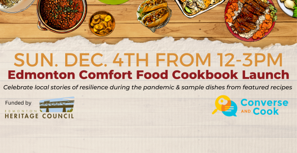 Edmonton Comfort Food Cookbook Launch Party